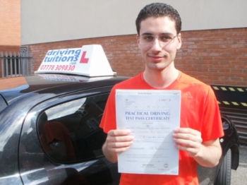 Great instructor, Franco genuinely cares, very happy to have passed first time.