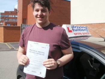 Thank you Franco Youacute;ve built my skill and confidence with driving and as a result Iacute;ve passed first time I would definitely recommend you to anyone looking for an instructor